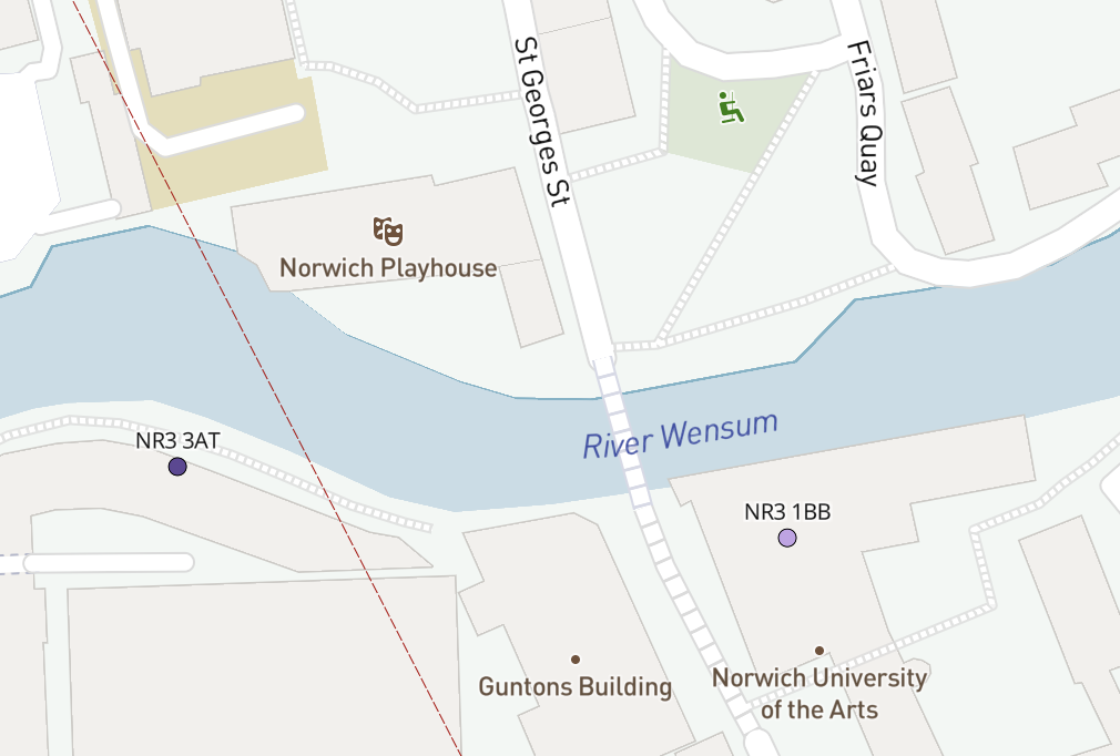 NR dynamic postcodes detail