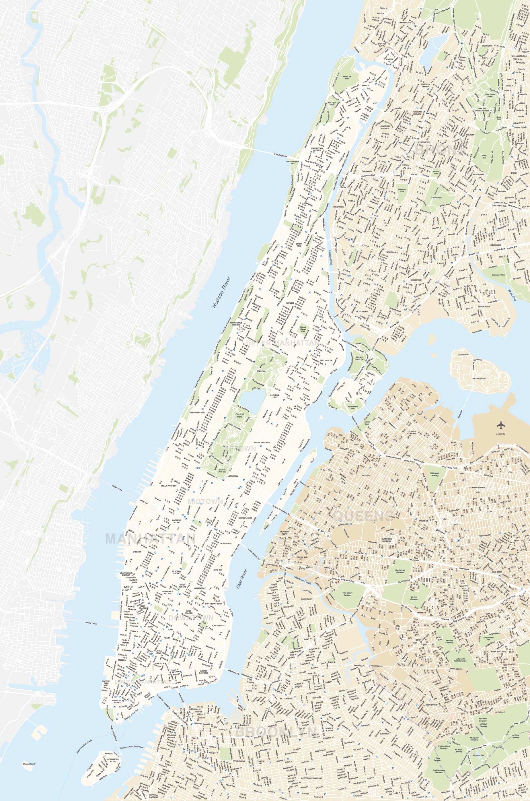 New York City Map preview 1 – Maproom