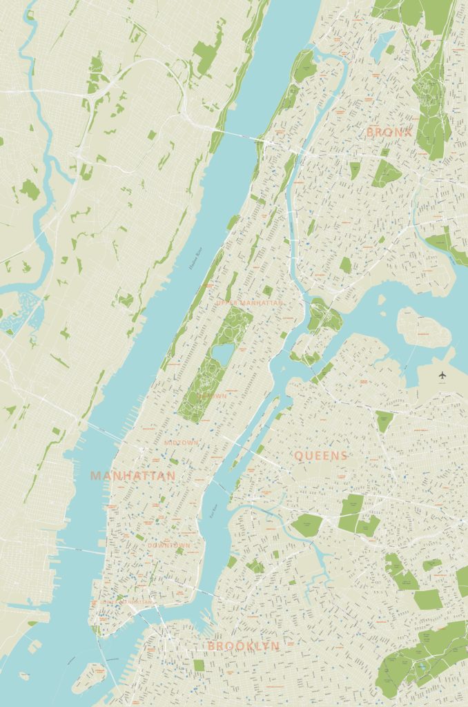 New York City Map preview 3 – Maproom