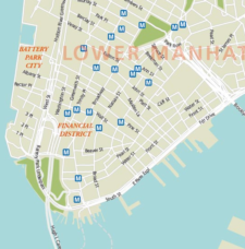 New York map snippet