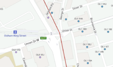 Map of OL postcode districts – Oldham – Maproom
