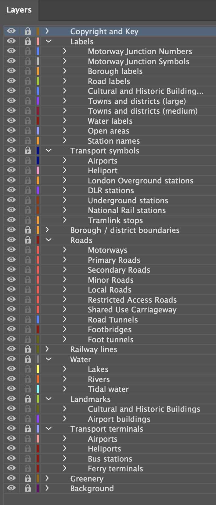Vector layers