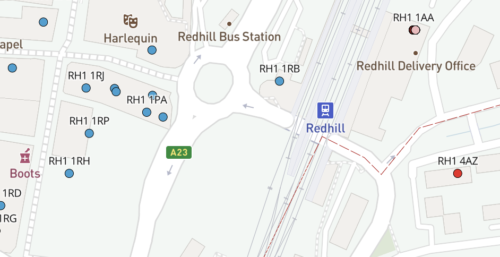 RH dynamic postcodes detail