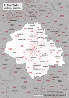 S postcode districts map preview