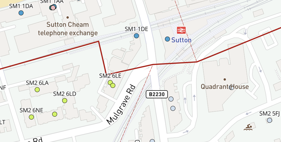 SM dynamic postcodes detail