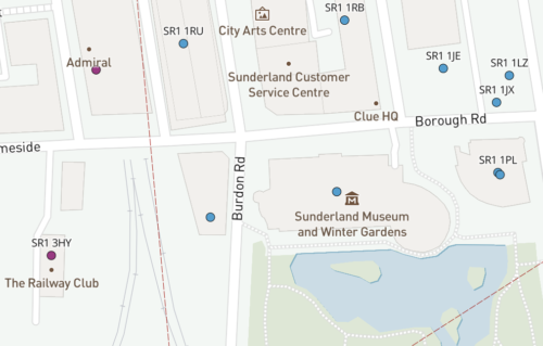 SR dynamic postcodes detail