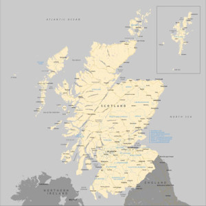 Scotland political map preview