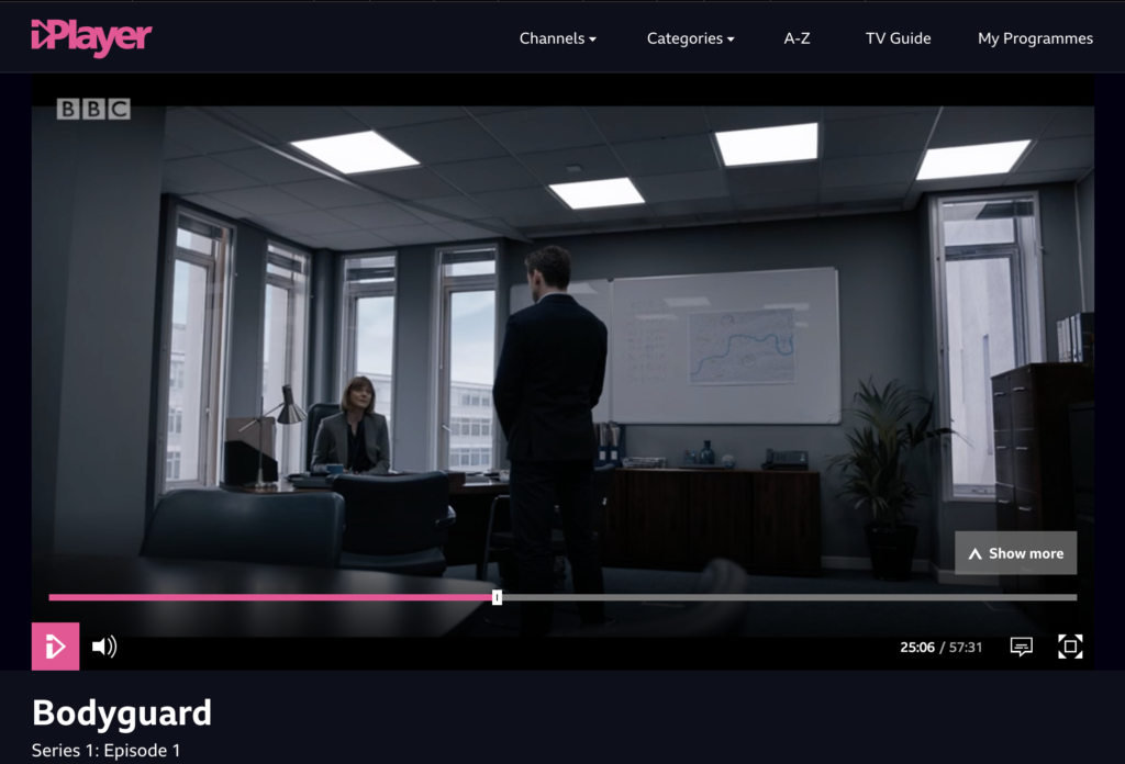 Maproom map of London in TV drama