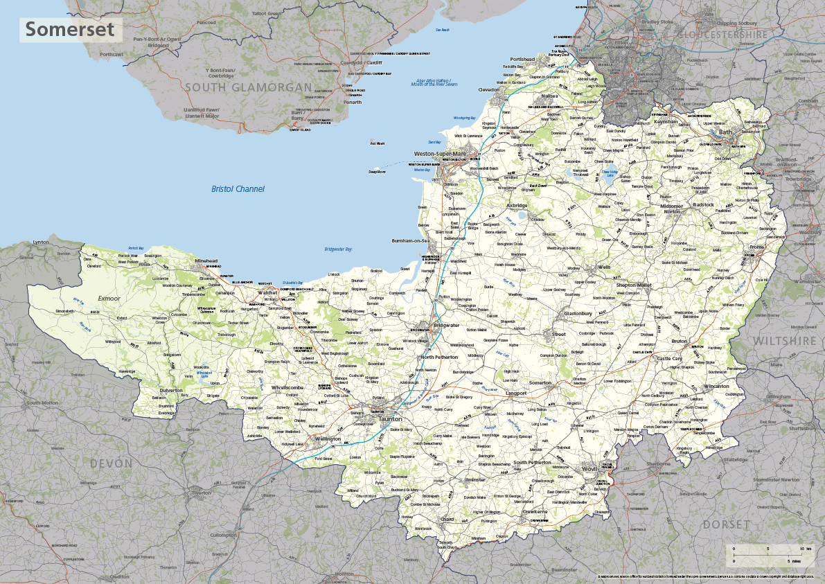 Somerset Map Langley s New Map Of Somersetshire 11717 National Trust Somerset Map Langley s New Map Of Somersetshire 11717 National Trust