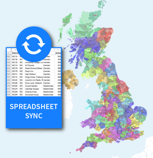 Spreadsheet Sync Maps preview