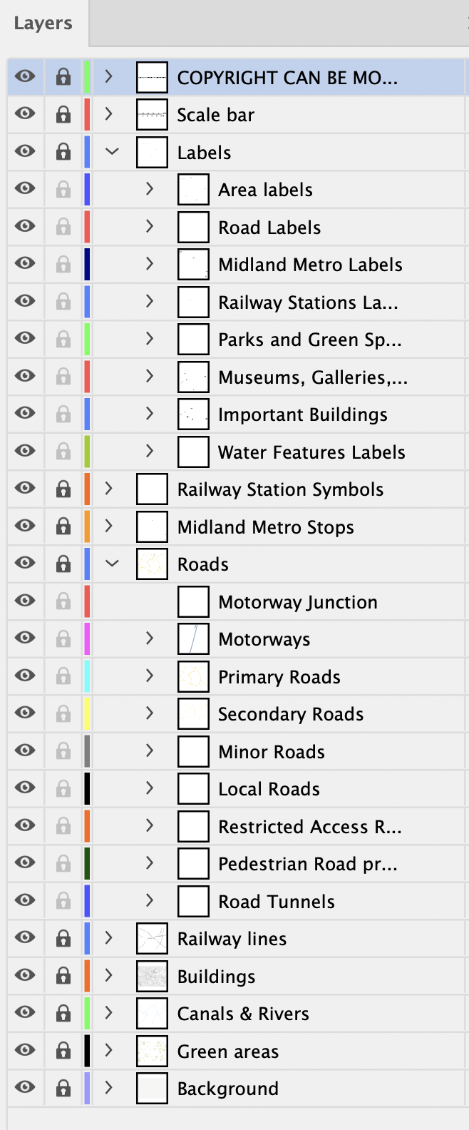 Vector layers