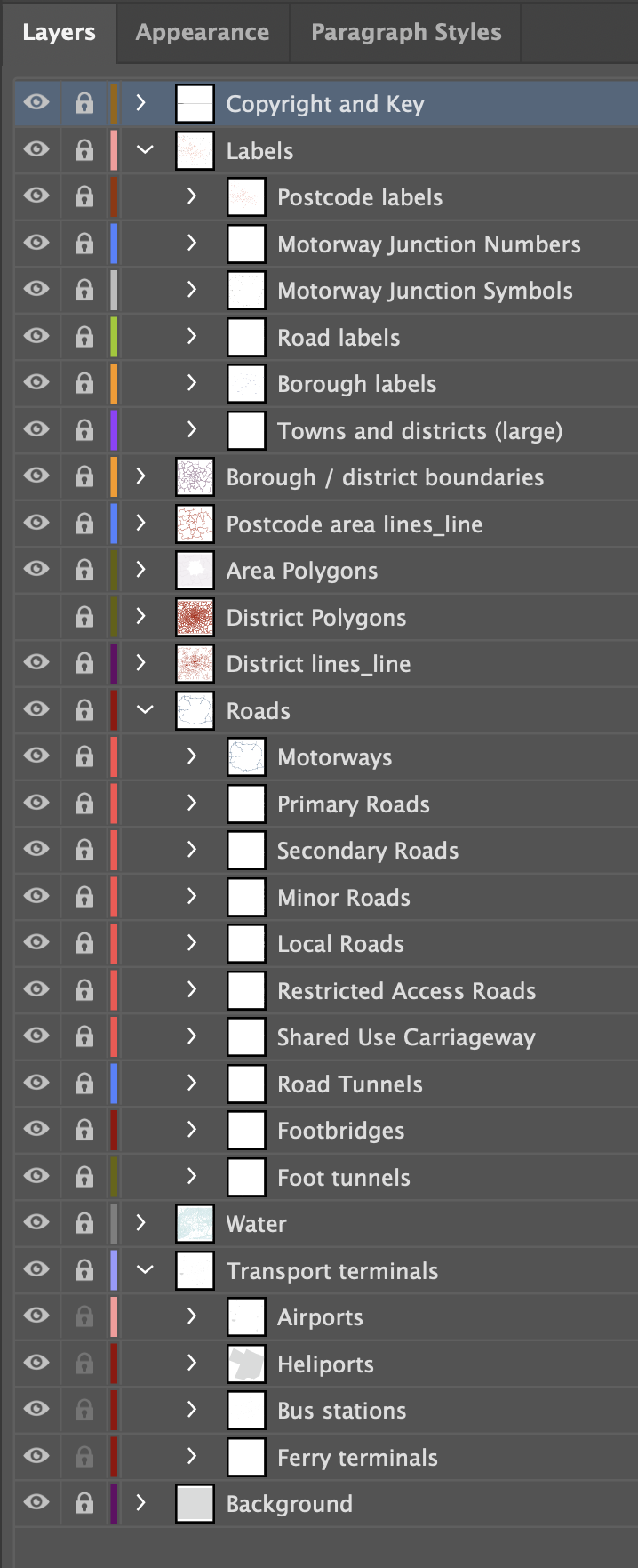 Vector layers
