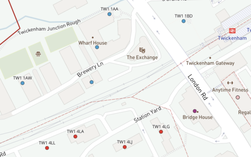 TW dynamic postcodes detail