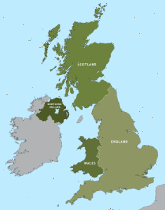 UK outline map