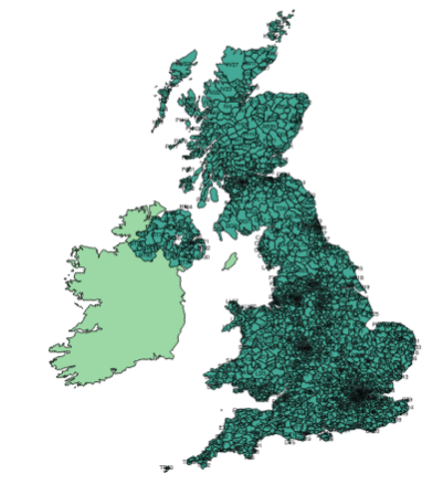 UK postcodes - Esri shapefiles for postcode areas and districts - Maproom