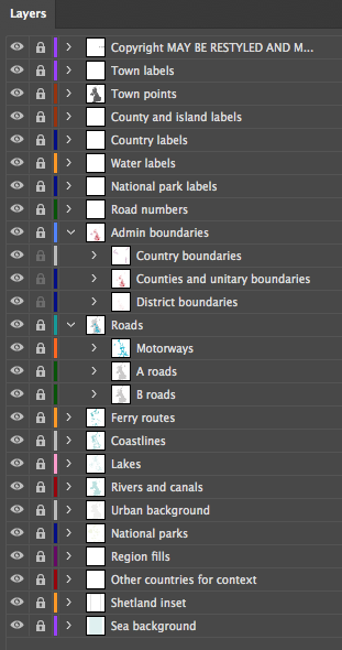 Vector layers