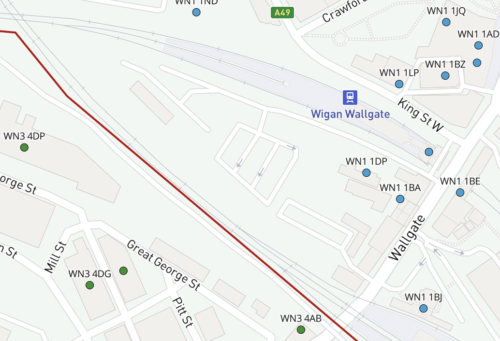 WN dynamic postcodes detail