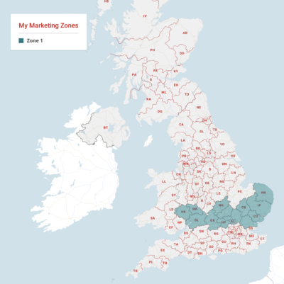 first-zone-on-postcode-map – Maproom